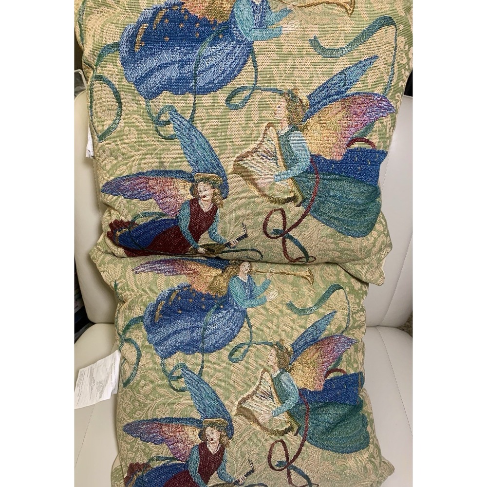 Mohawk Home American Greetings Angelic Trio Tapestry Pillows Set of 2 18x18